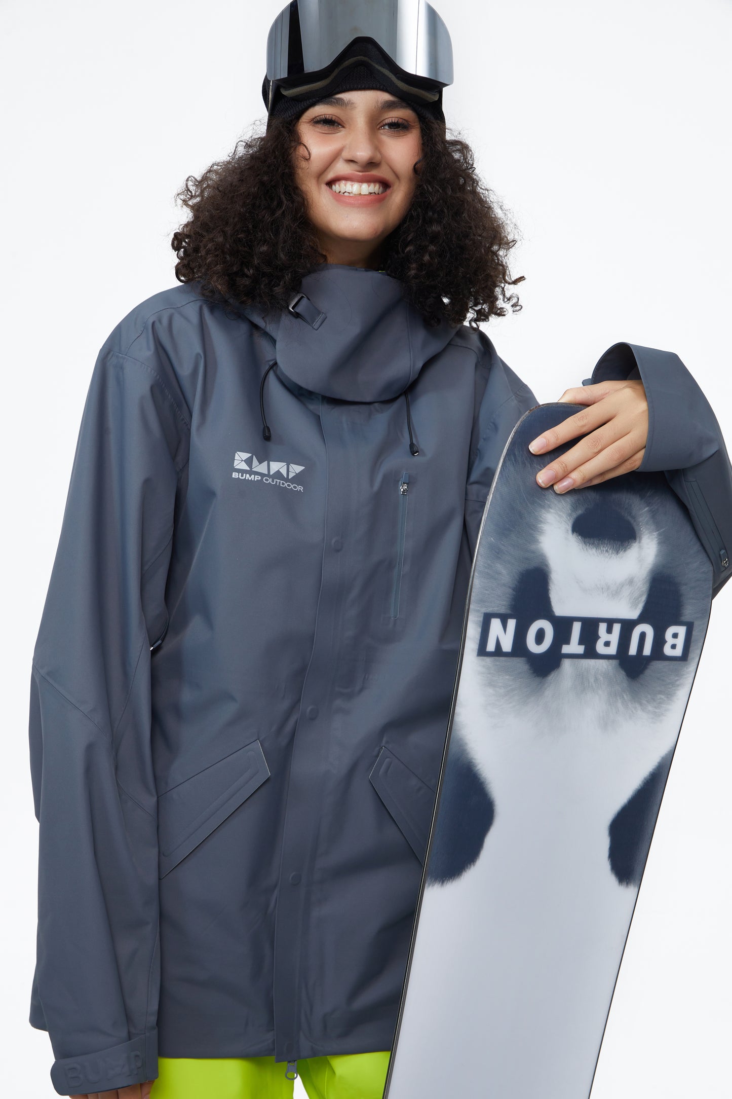 BUMP 3L Pro Dermizax® Snowboard/Ski Jacket Men Gray