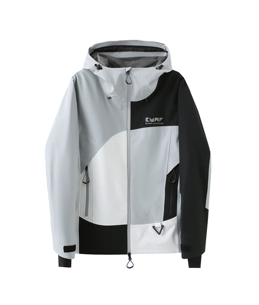 BUMP 3L RG Snowboard/Ski Jacket Men White/Black/Gray