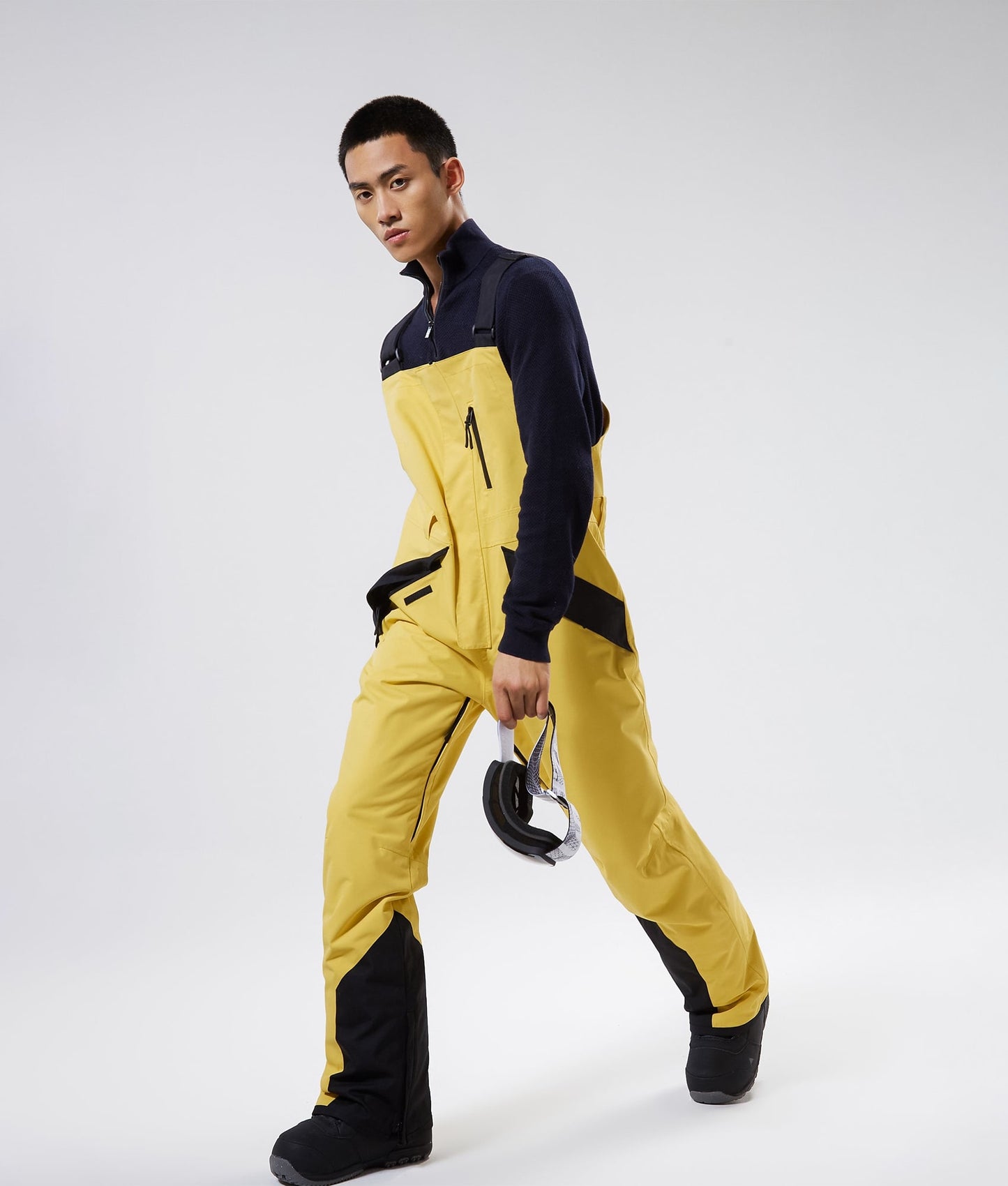 Iconic 22 Ski/Snowboard Bib Pants Men Yellow/Black