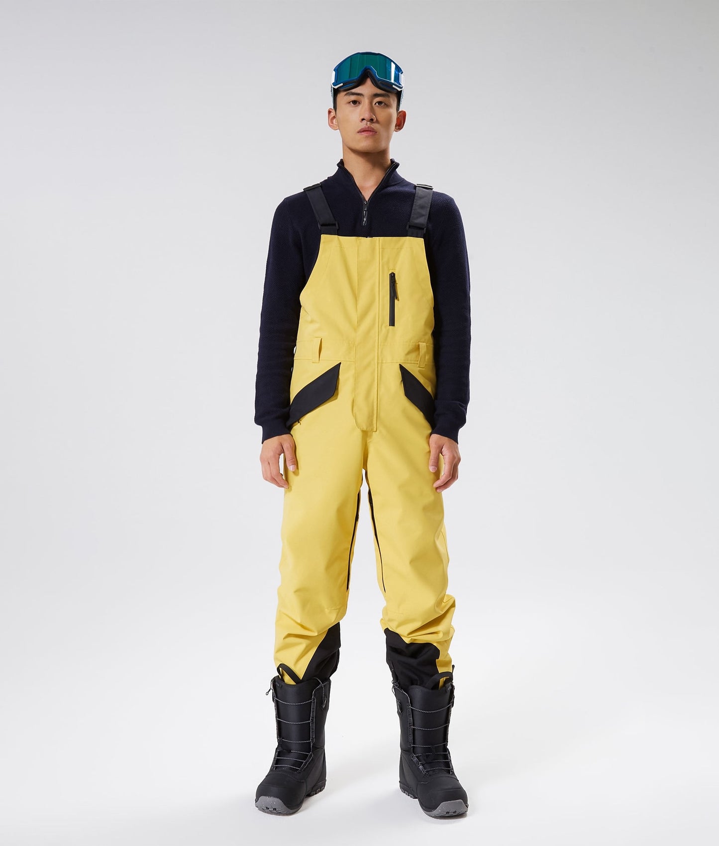Iconic 22 Ski/Snowboard Bib Pants Men Yellow/Black