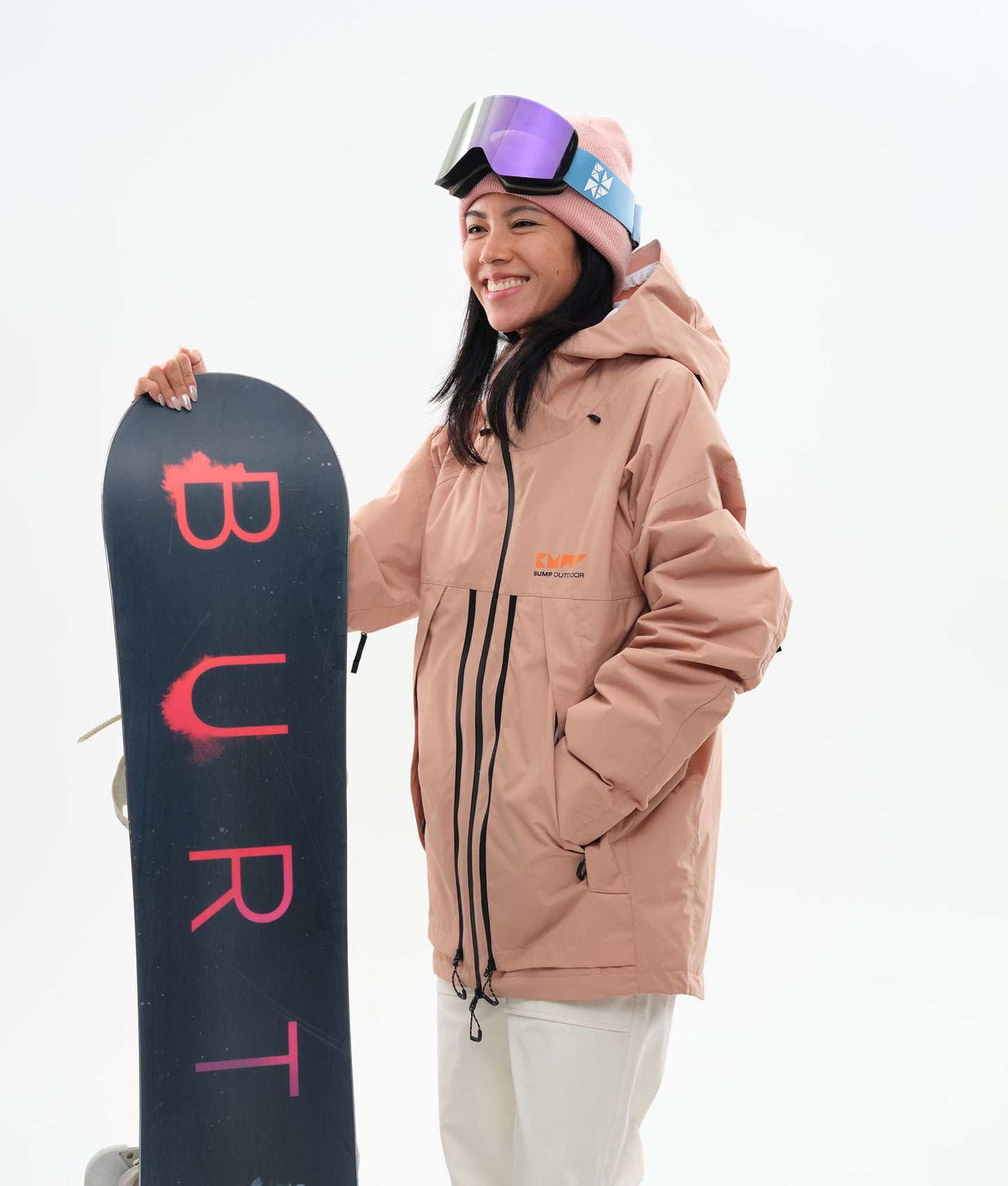 Expert 23 Ski/Snowboard Jacket Women Peach Whip
