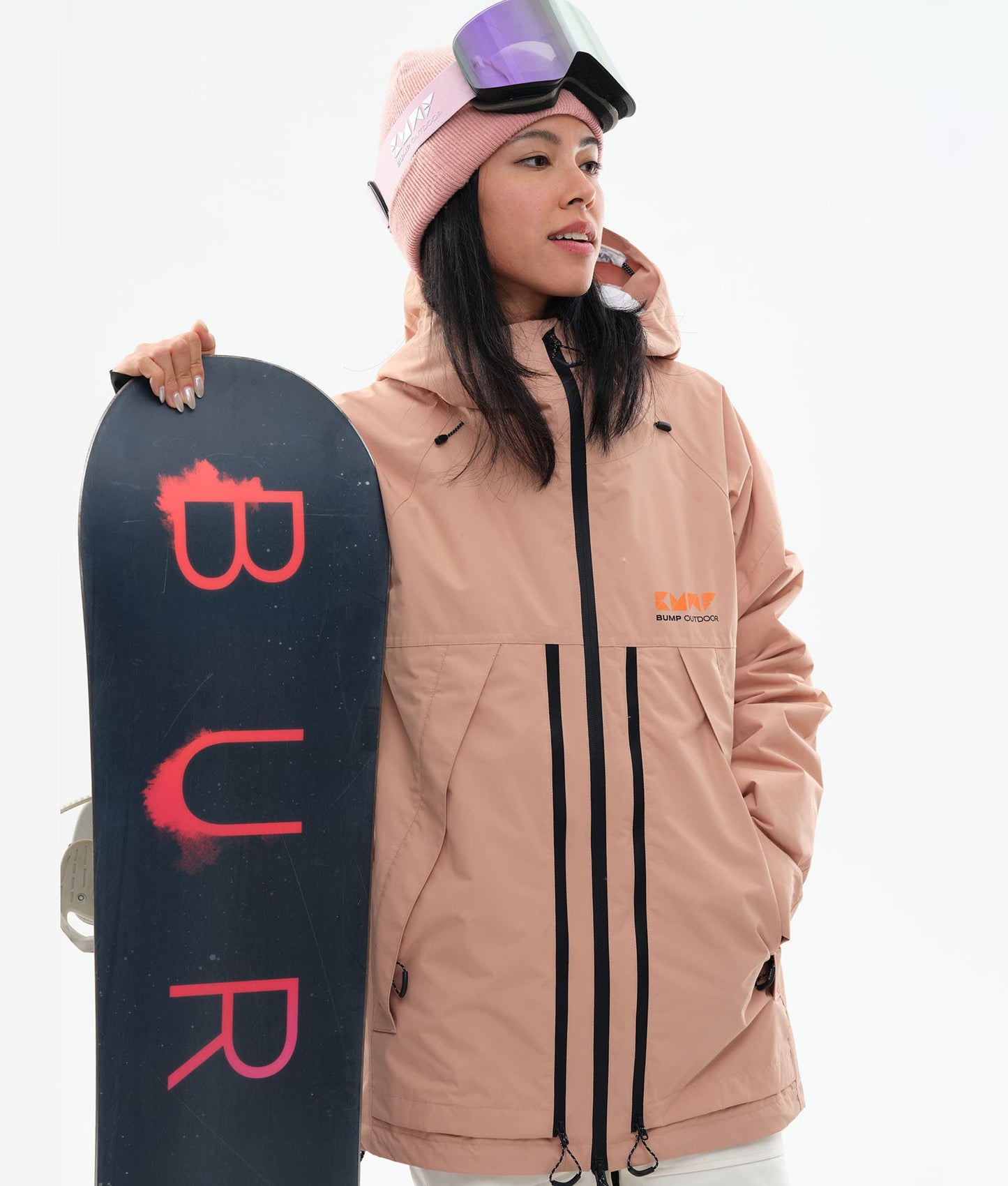 Expert 23 Ski/Snowboard Jacket Women Peach Whip