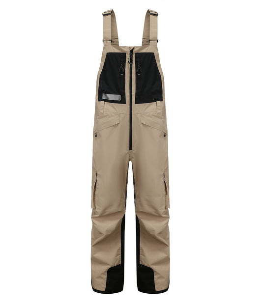 Iconic 23 Ski/Snowboard Bib Pants Men Khaki