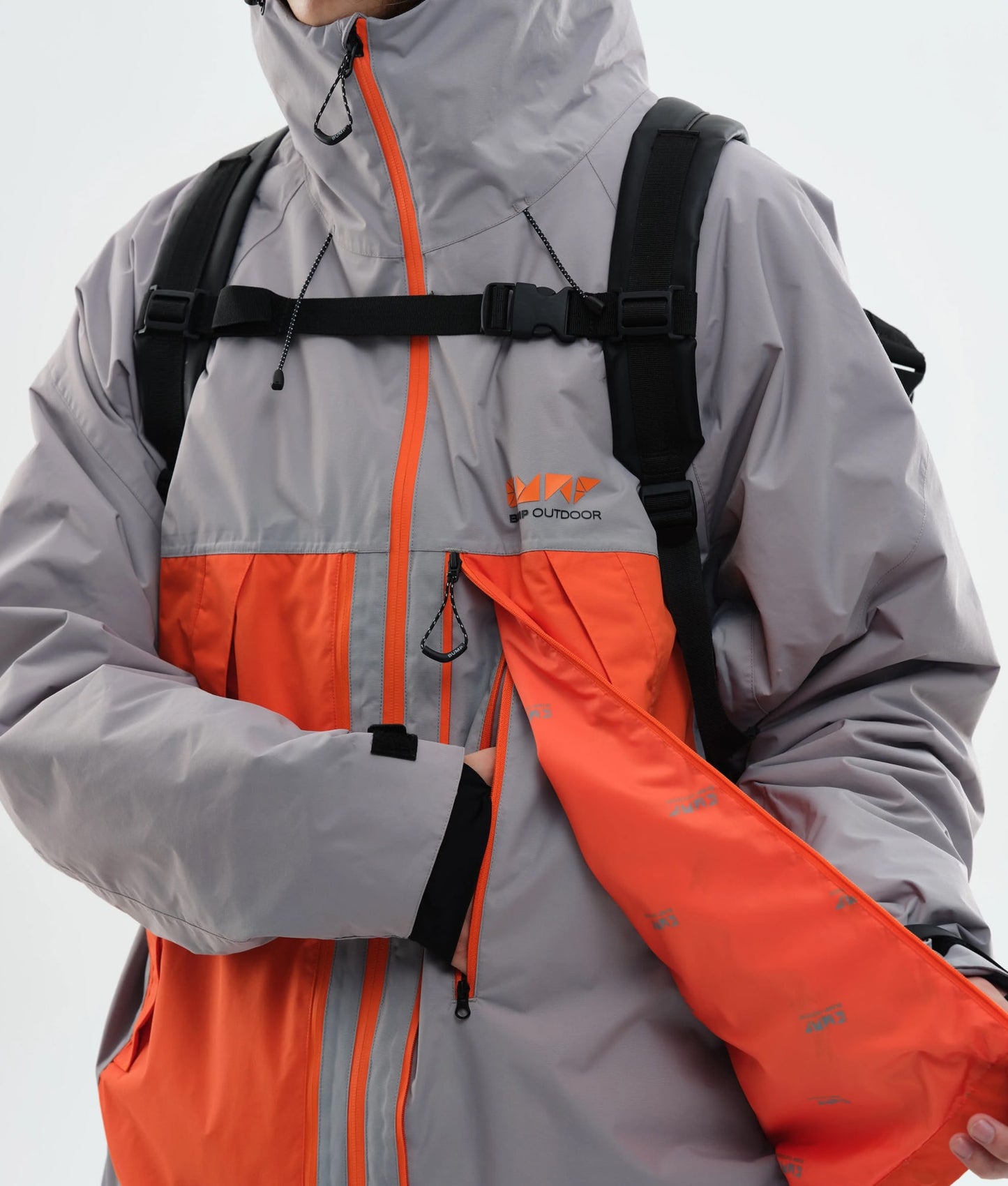 Expert 23 Ski/Snowboard Jacket Women Gray/Orange