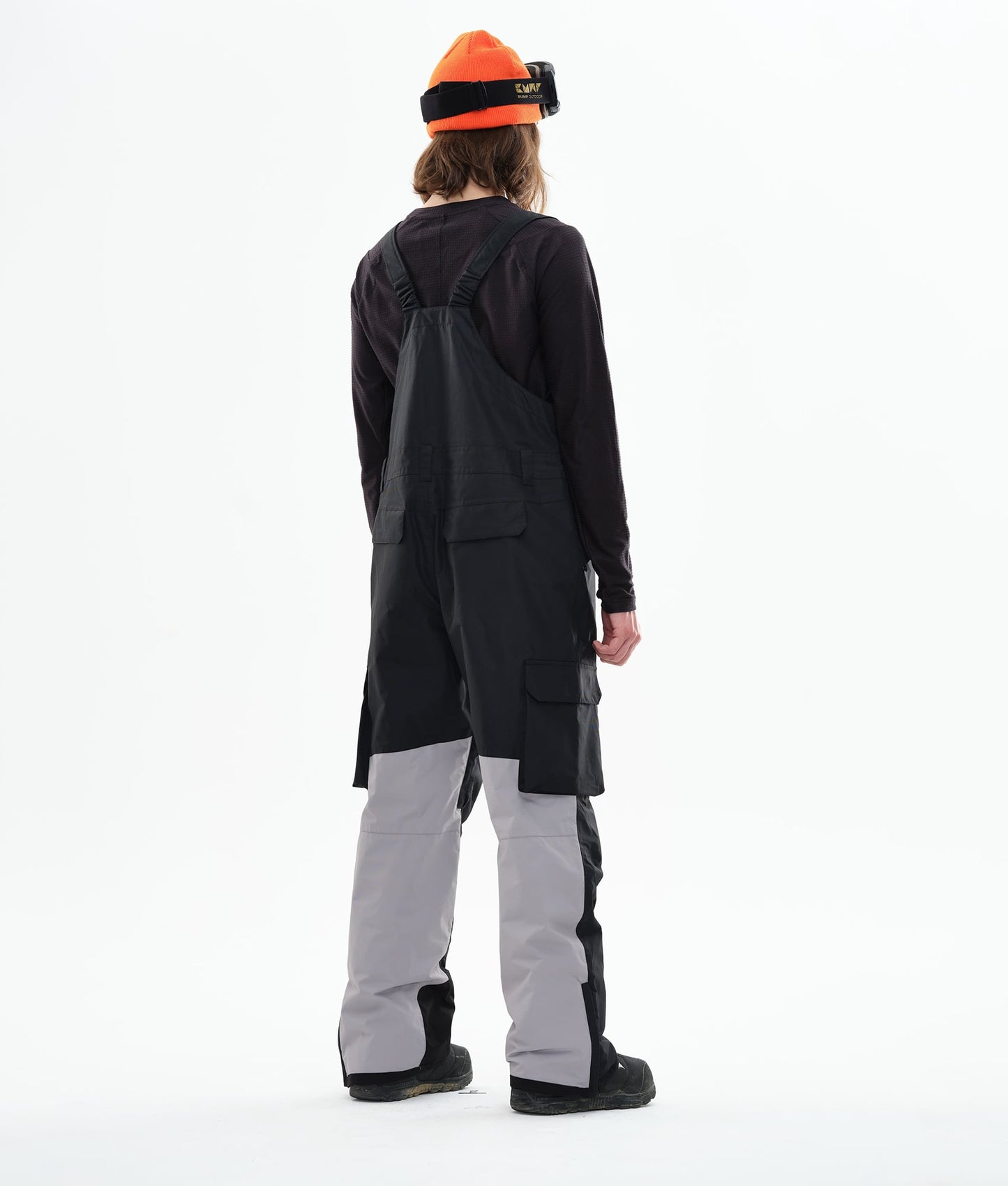 Iconic 23 Ski/Snowboard Bib Pants Men Black Gray