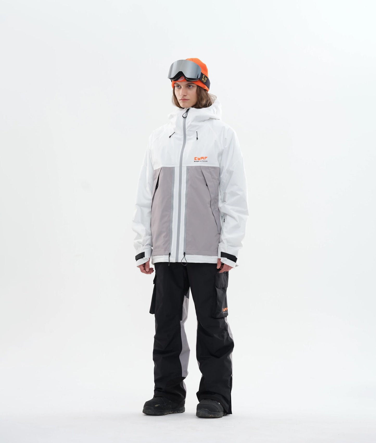 Expert 23 Ski/Snowboard Jacket Women White/Gray
