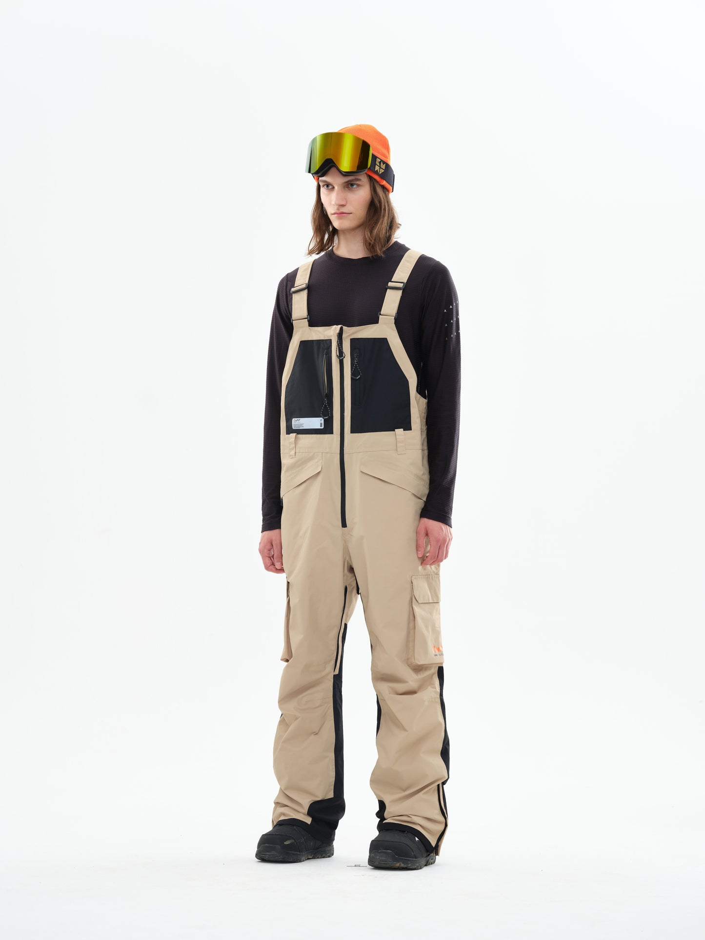 Iconic 23 Ski/Snowboard Bib Pants Women Khaki