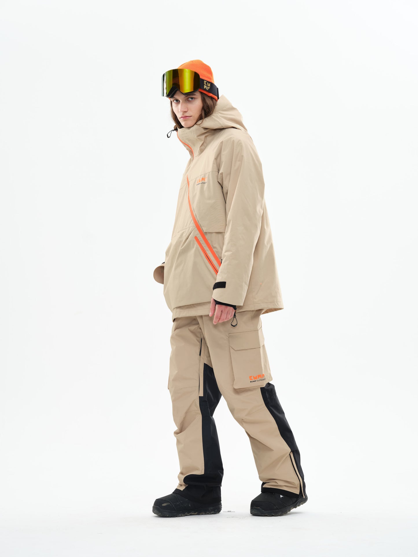 Slash 23 Ski/Snowboarding Jacket Men Khaki