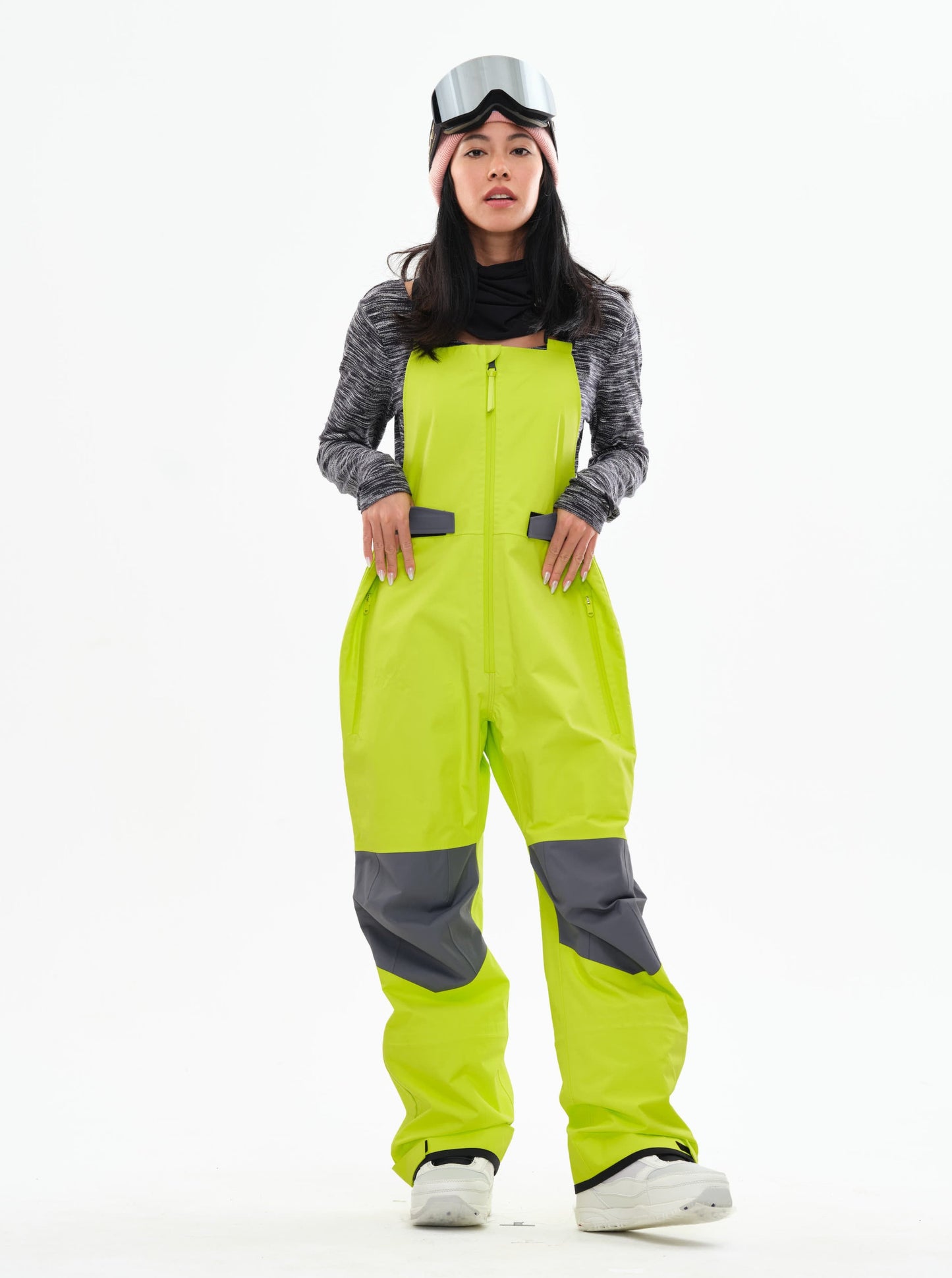 BUMP 3L Pro Dermizax® Snowboard/Ski Bib Pants Men Sulphur Spring/Gray