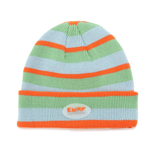 BUMP Knit Beanie Orange Stripes