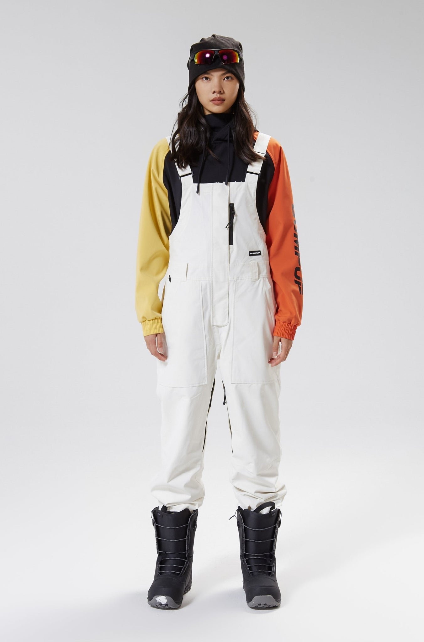 Iconic 22 Ski/Snowboard Bib Pants Women White