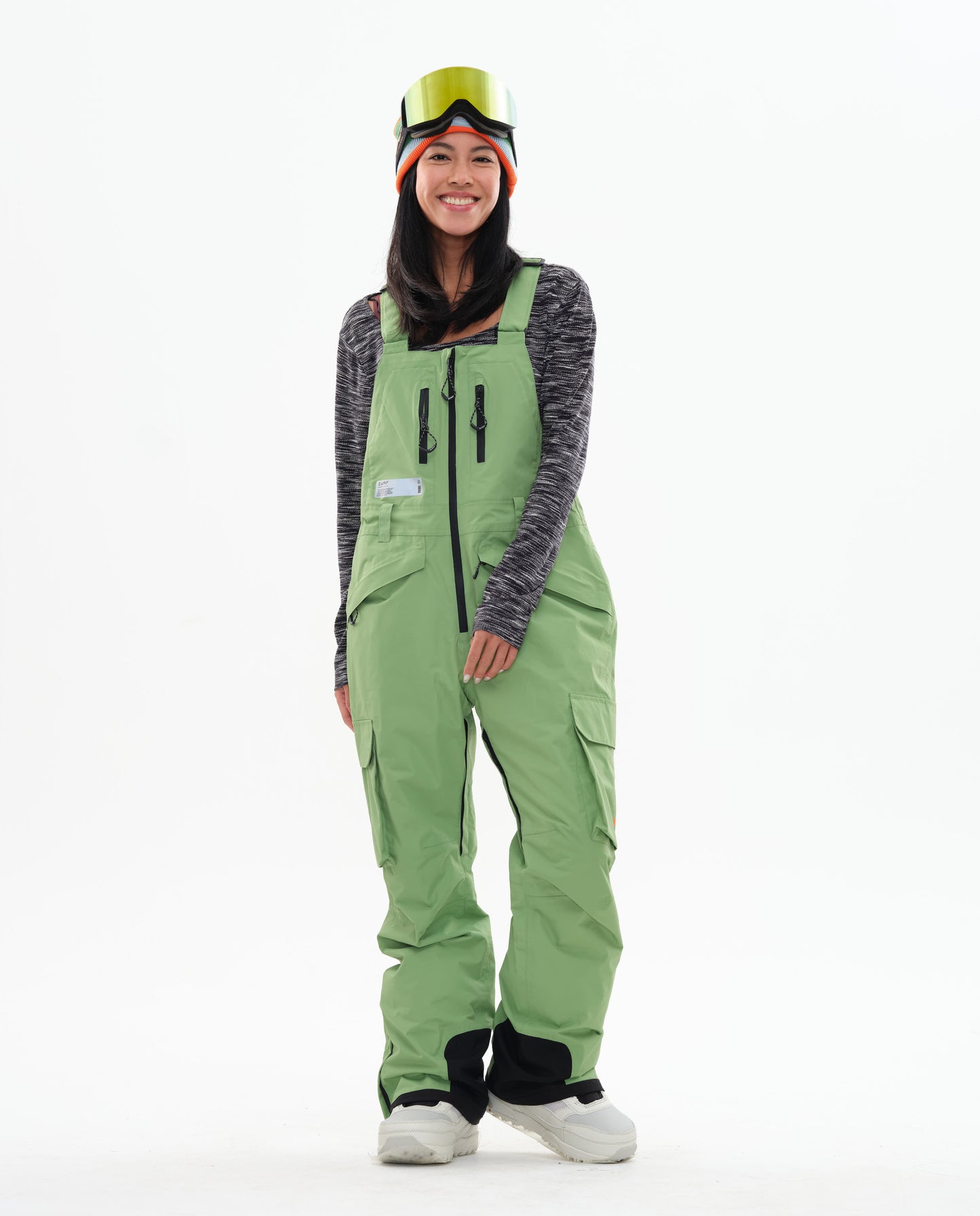 Iconic 23 Ski/Snowboard Bib Pants Women Absinthe Green