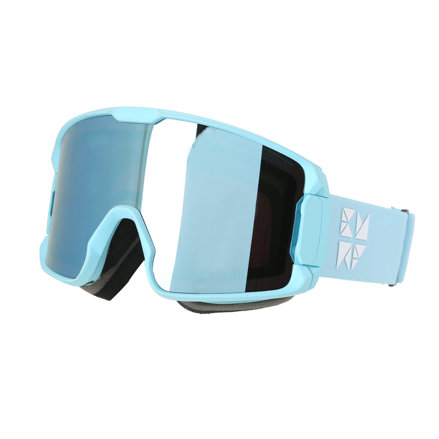 Retro Cylindrical Snow Goggles Emerald Lens