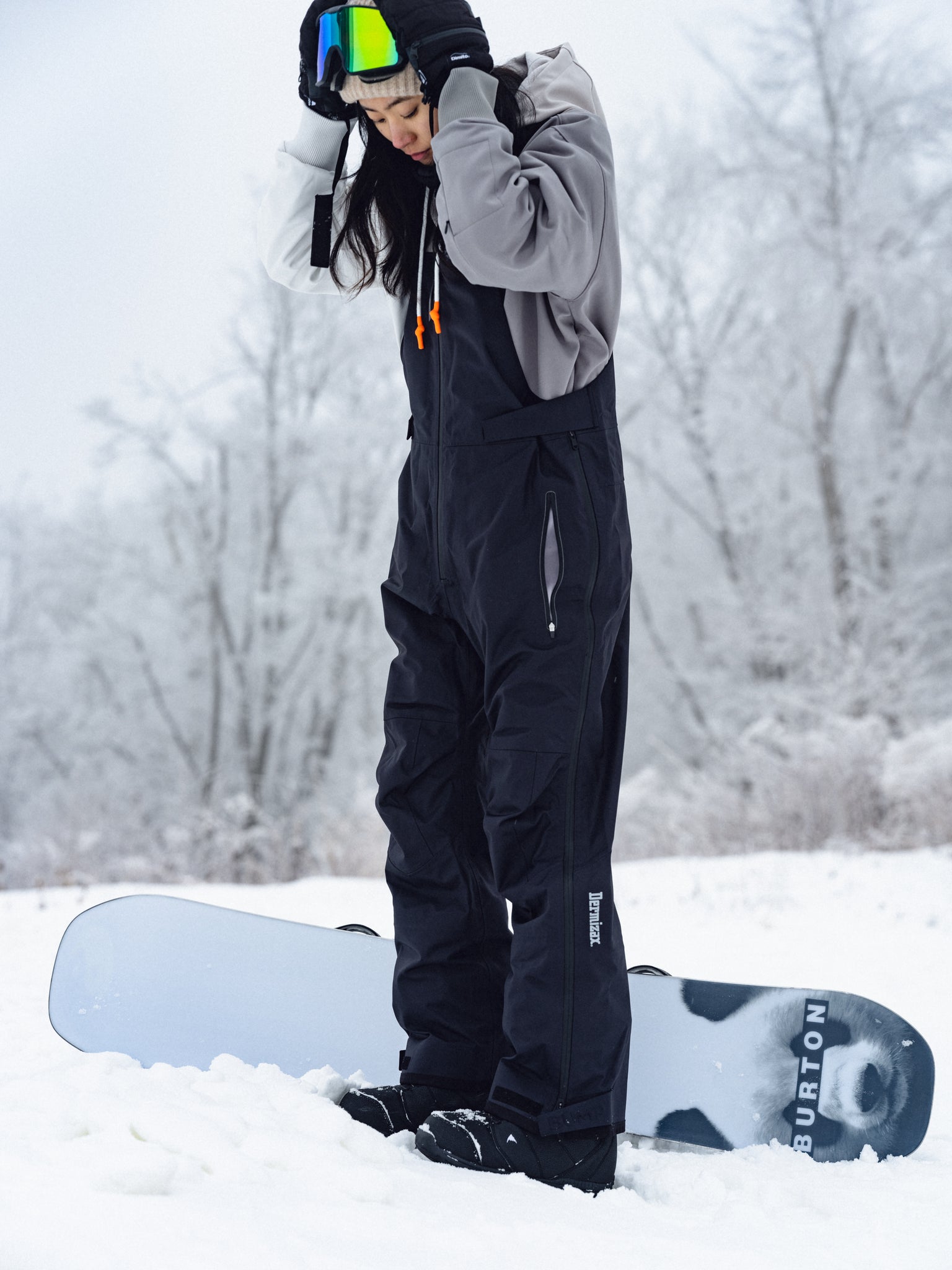 BUMP 23 3L Pro Dermizax® Snowboard/Ski Bib Pants Men Sulphur Spring/Gr –  bump-outdoor
